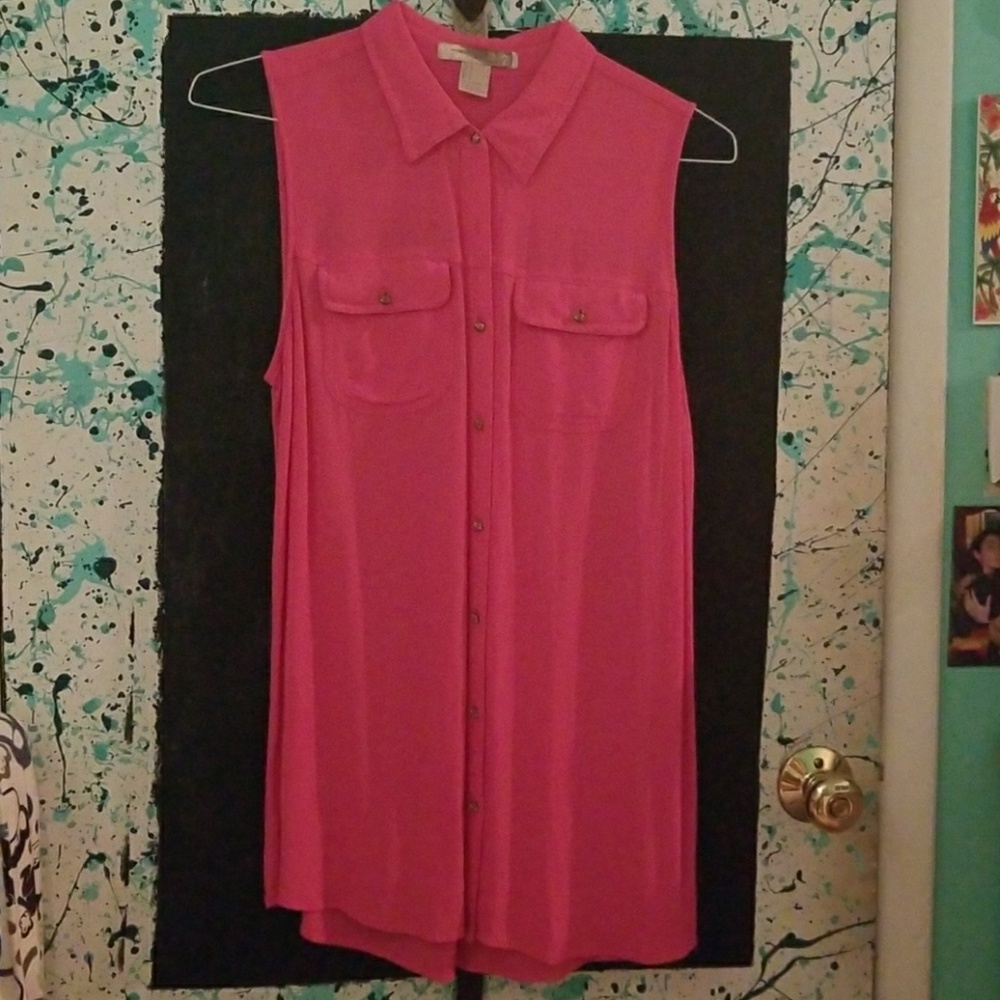 Pink blouse