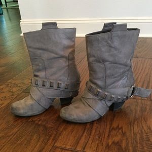 Grey booties