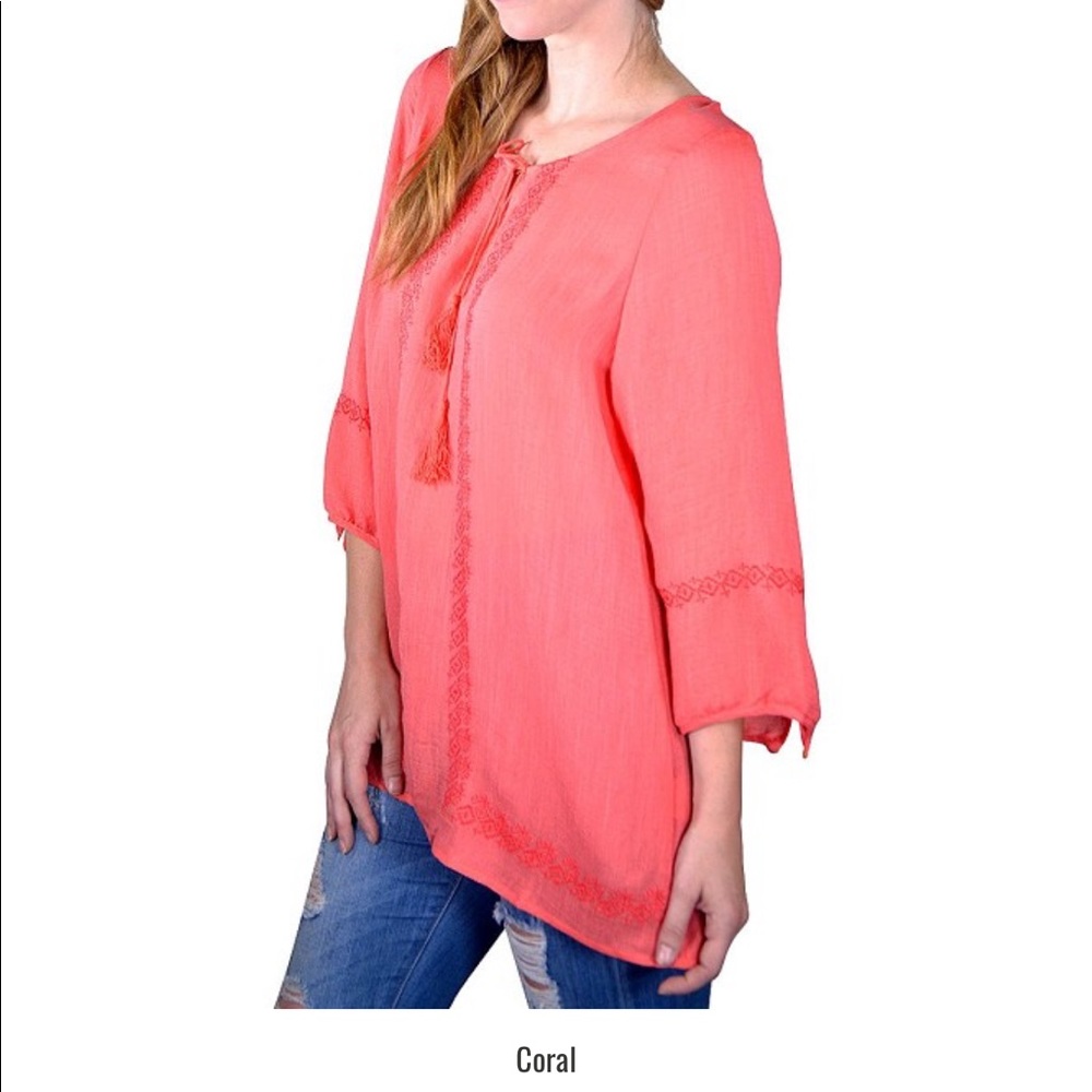 Plus Textured Top - Picture 4 of 4