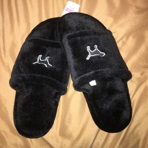 NWT PINK by Victoria's Secret slipper slides