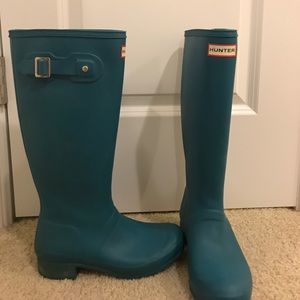 Teal Hunter Wellies!