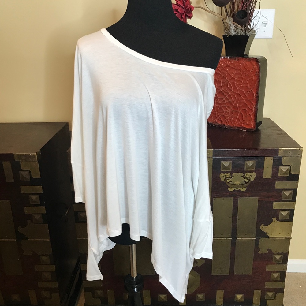 Express Flowy Draped Top