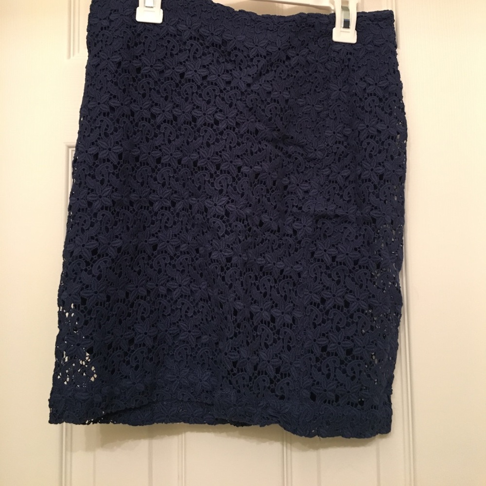 Navy blue skirt
