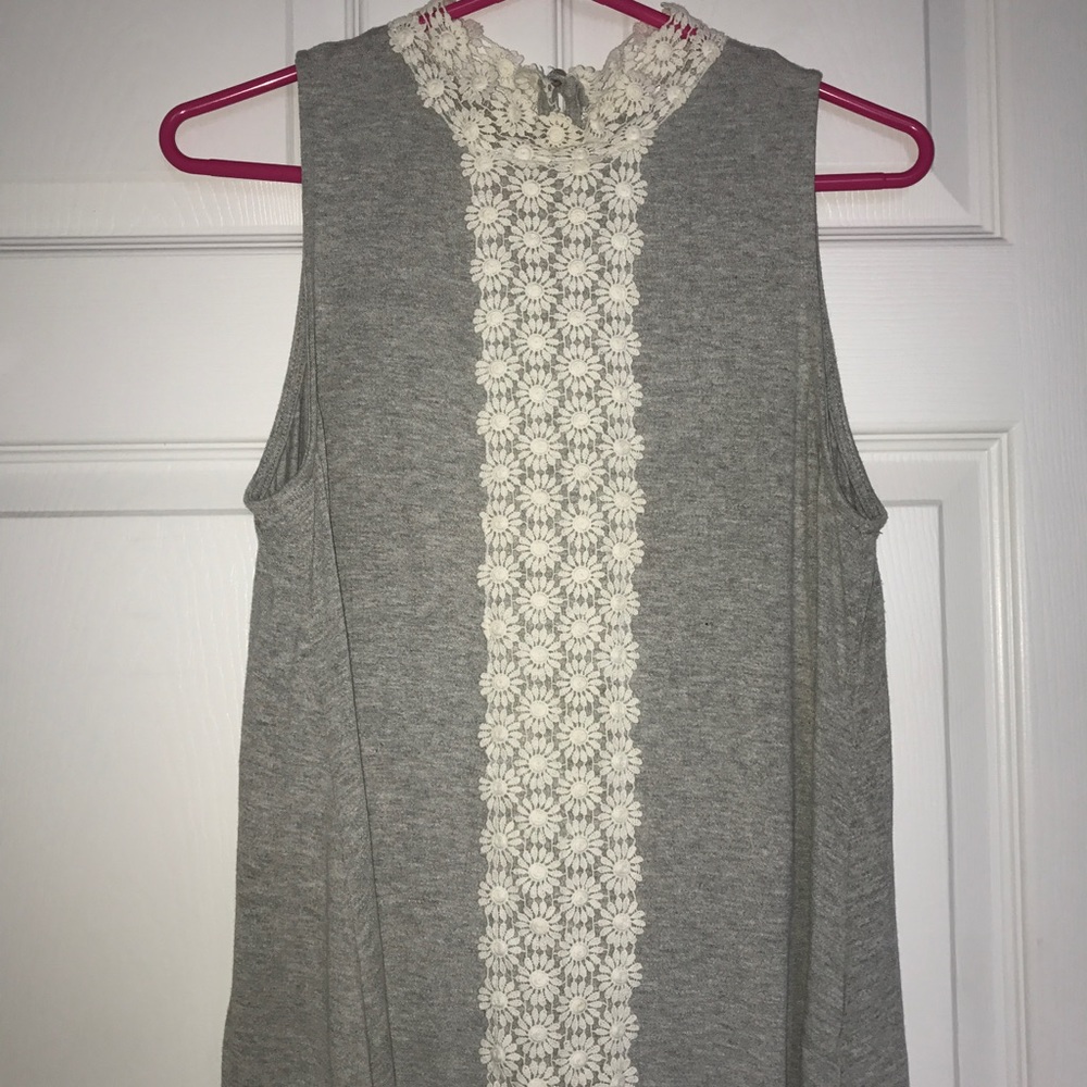 Lace Neck Top From Francesca's