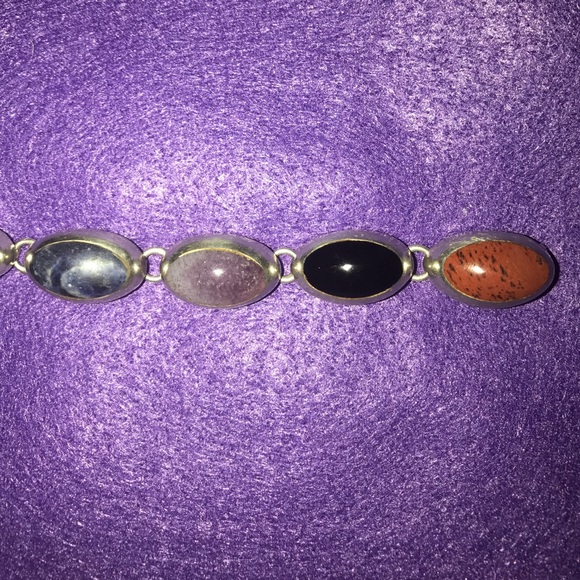 Jewelry - VINTAGE BRACELET WITH NATURAL STONES