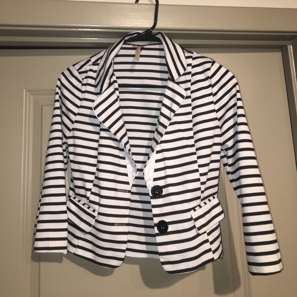 Striped Blazer