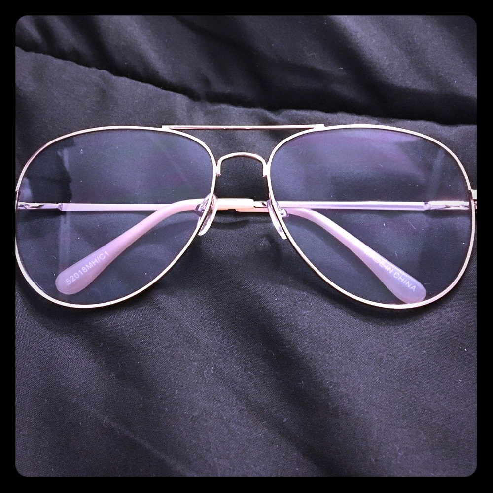 Brand new rose gold rim sunglasses