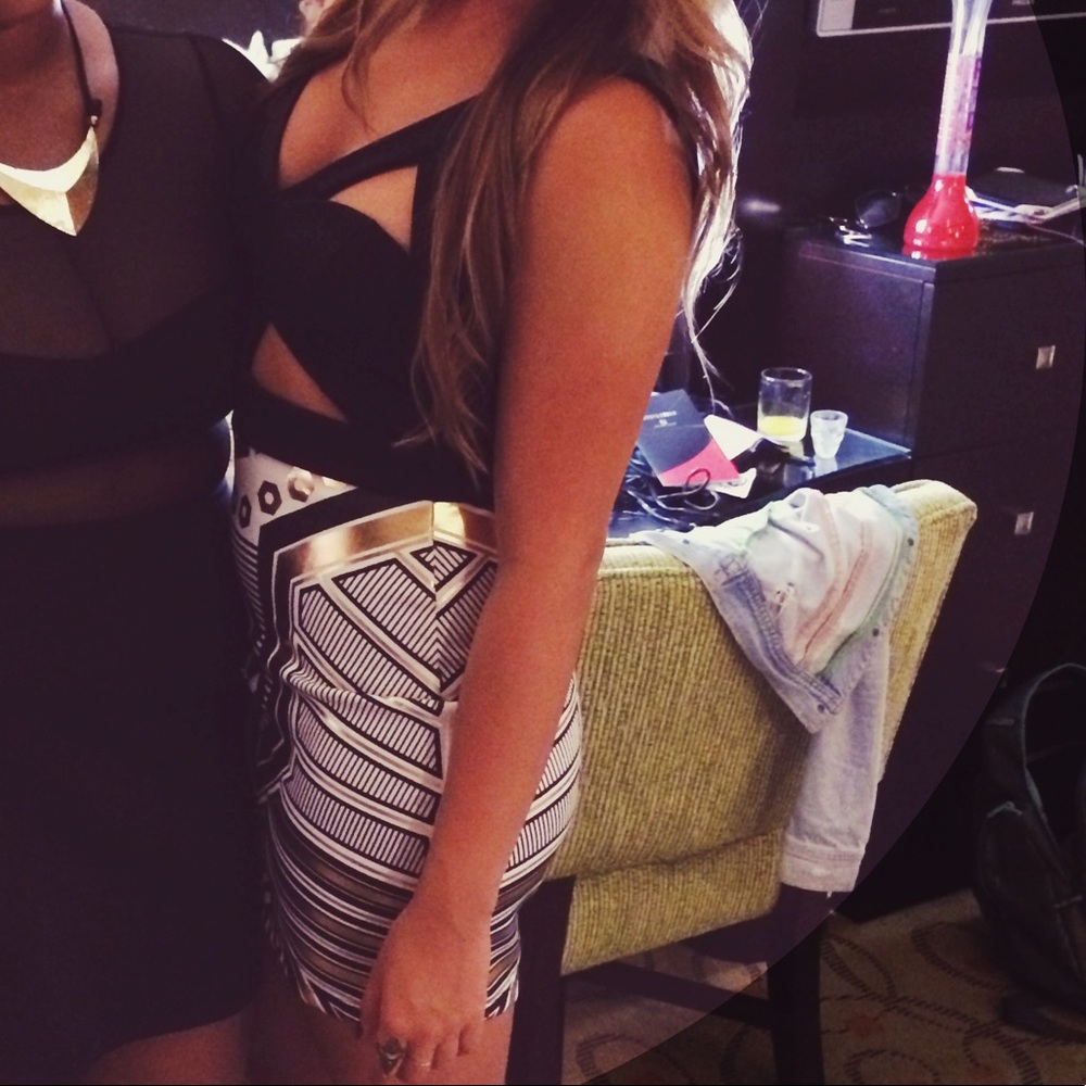 Nasty Gal cut out cocktail dress