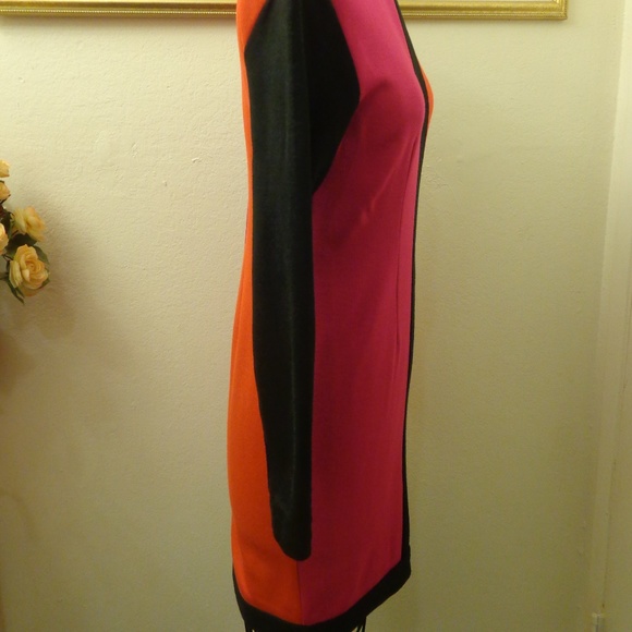 Vintage Sheri Martin Color Block Mod Dress - Picture 4 of 7