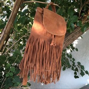 Indian Fringe Backpack