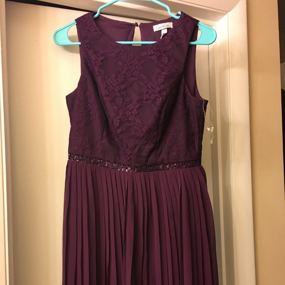 Elegant Plum Dress