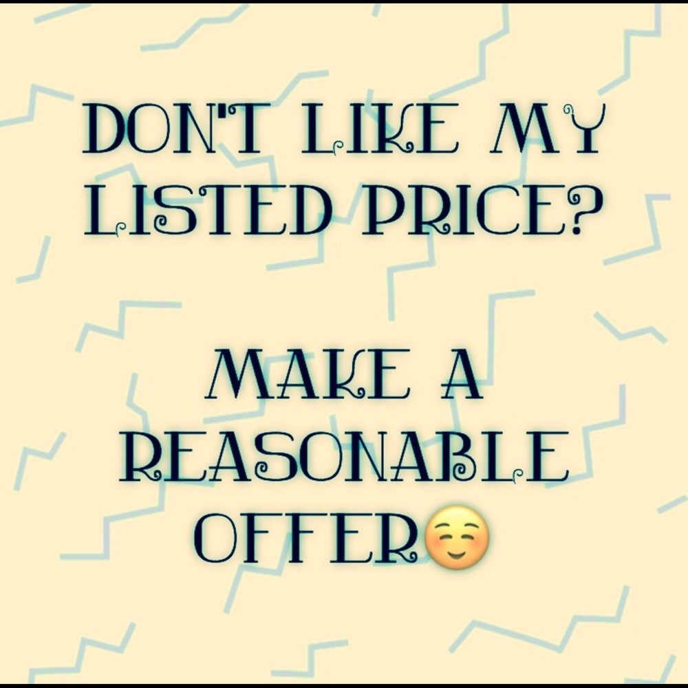 Please feel free to make an offer!