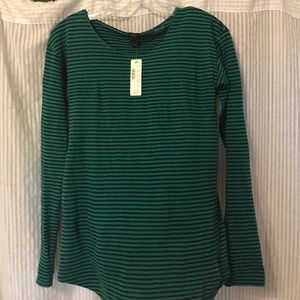 J. Crew striped long sleeve