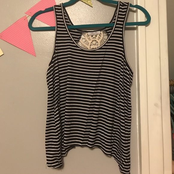 Striped Embroidered Tank Top! - Picture 1 of 4