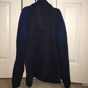 Dark navy blue Nike quarter zip hoodie