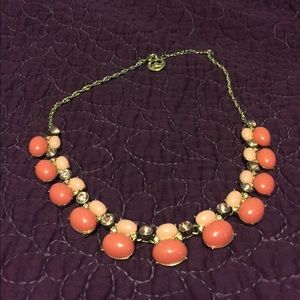 Orange and coral necklace
