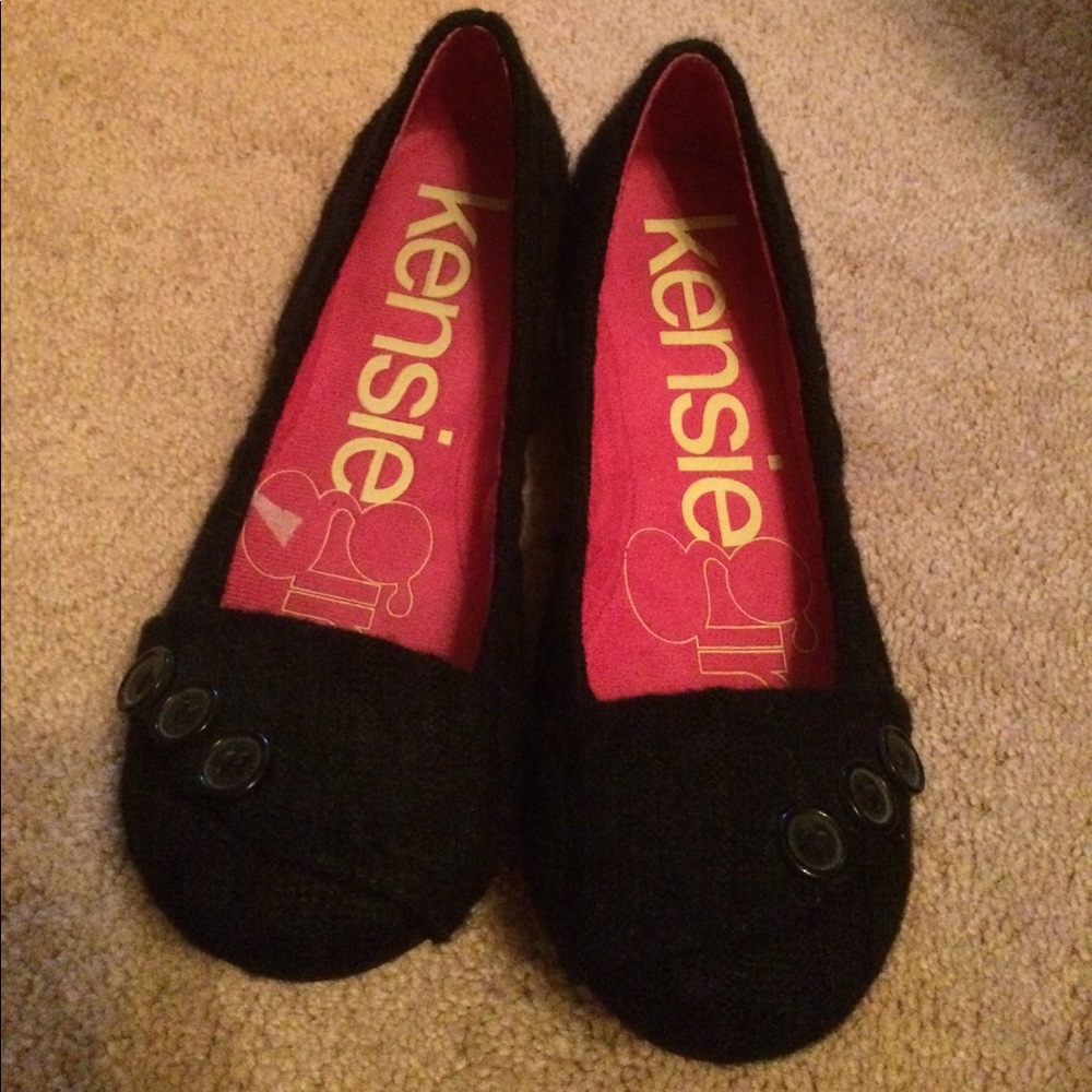 Kensie girl black ballet flats