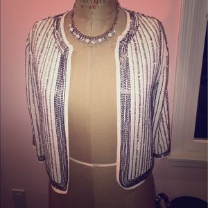 NWT beaded blazer sz S