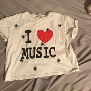 I love music tee