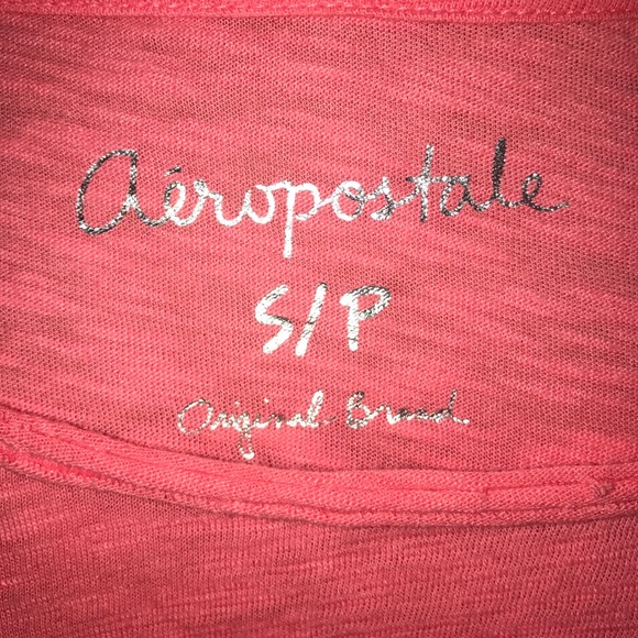 Aeropostale Coral long sleeve shirt - Picture 2 of 4