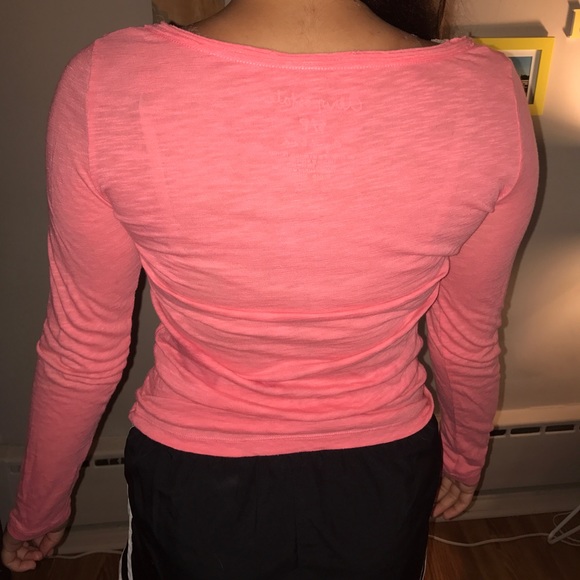Aeropostale Coral long sleeve shirt - Picture 3 of 4