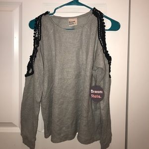 LF off the shoulder long sleeve top