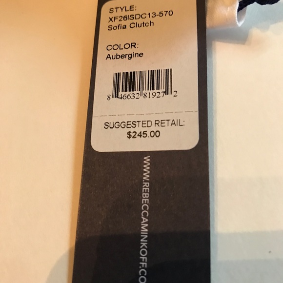 💢SOLD💢 NWT Rebecca Minkoff Sofia Clutch - Picture 5 of 6