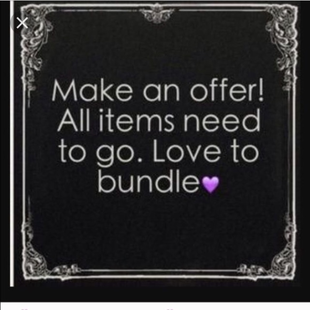 Make an offer. Love to bundle 💜