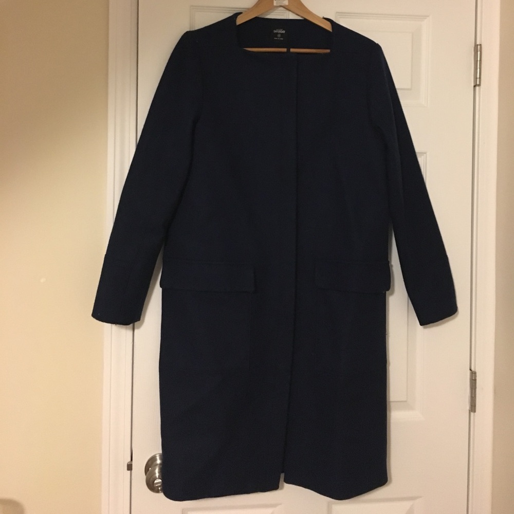 Navy Kate spade coat