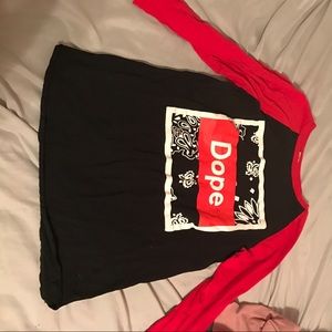 Dope long sleeve shirt