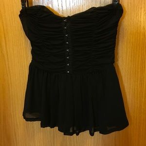 Corset flirty top