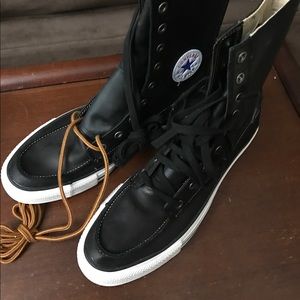 Mens High Top Leather Allstars
