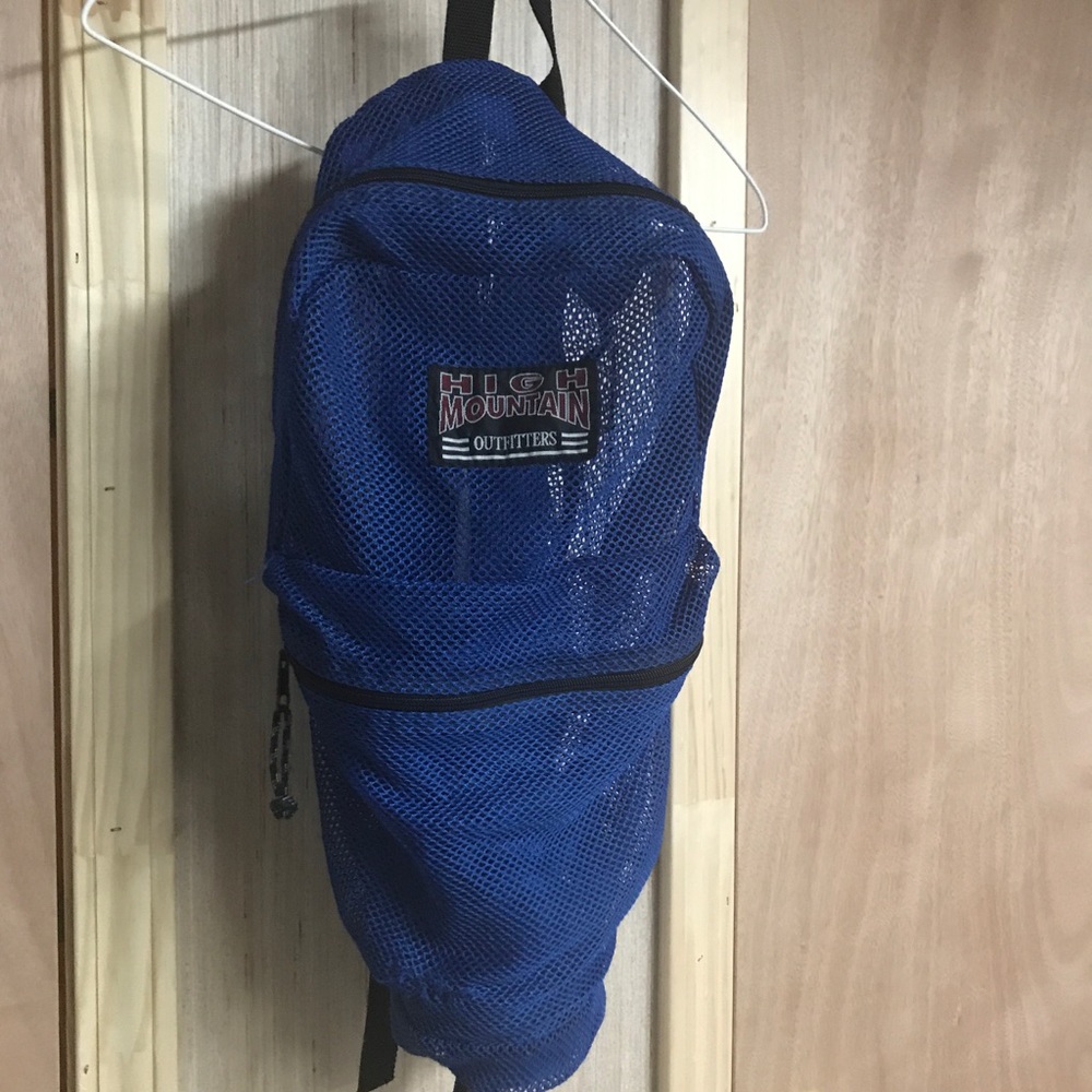 Blue backpack