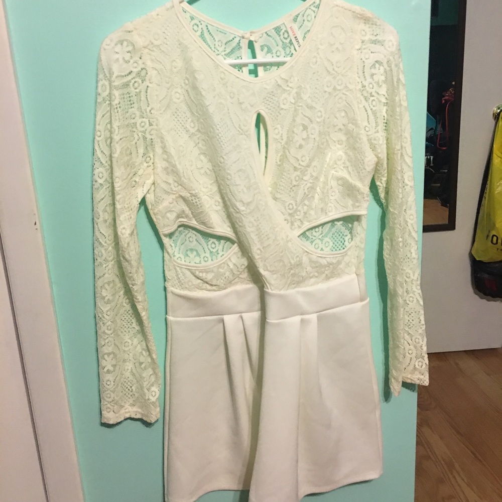 cute white romper