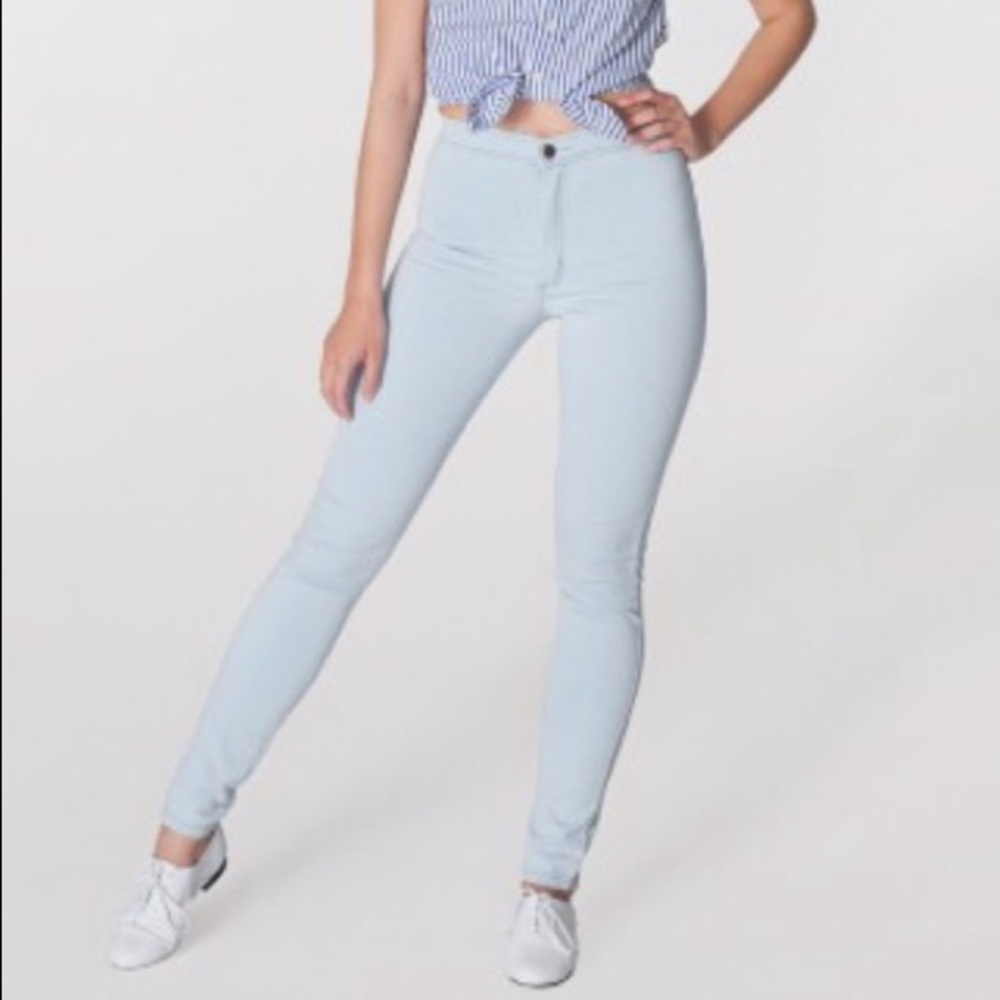 american apparel easy jeans