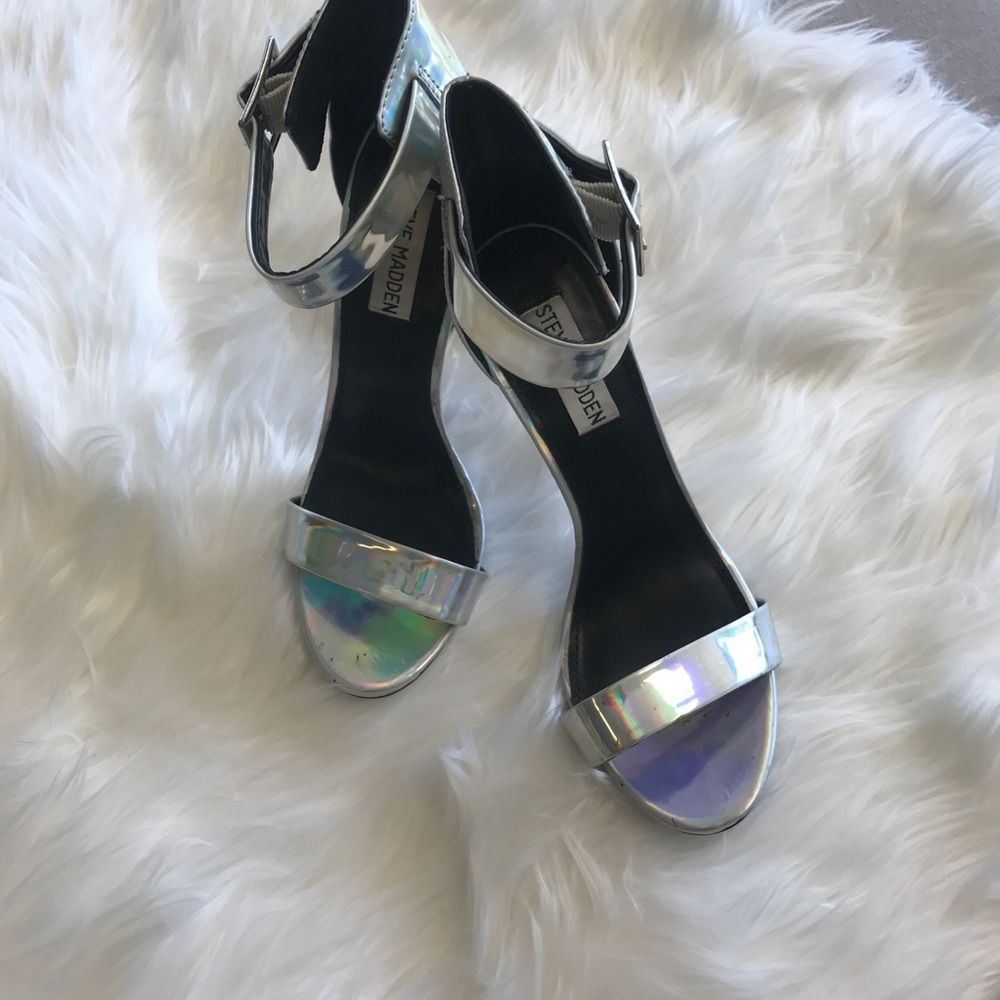 Holographic Steve Madden heels
