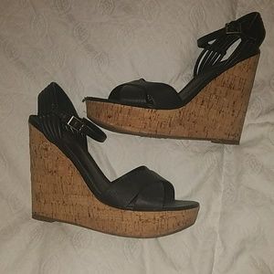 Forever 21 Cork Wedges