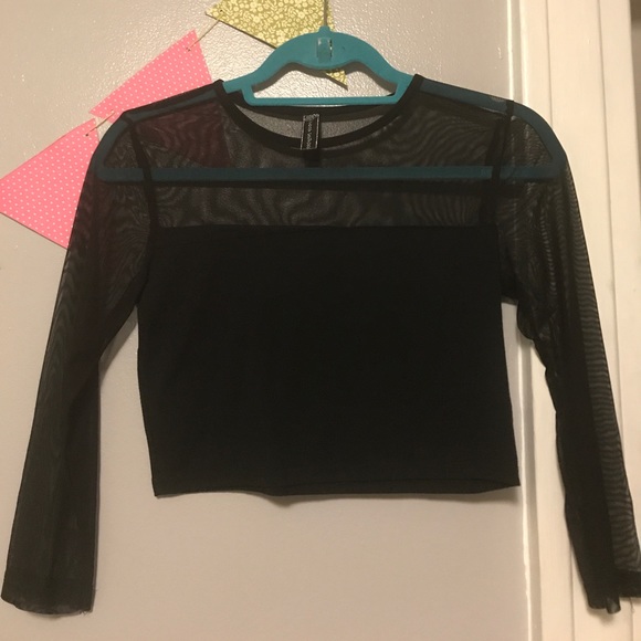 Mesh crop top! - Picture 1 of 2