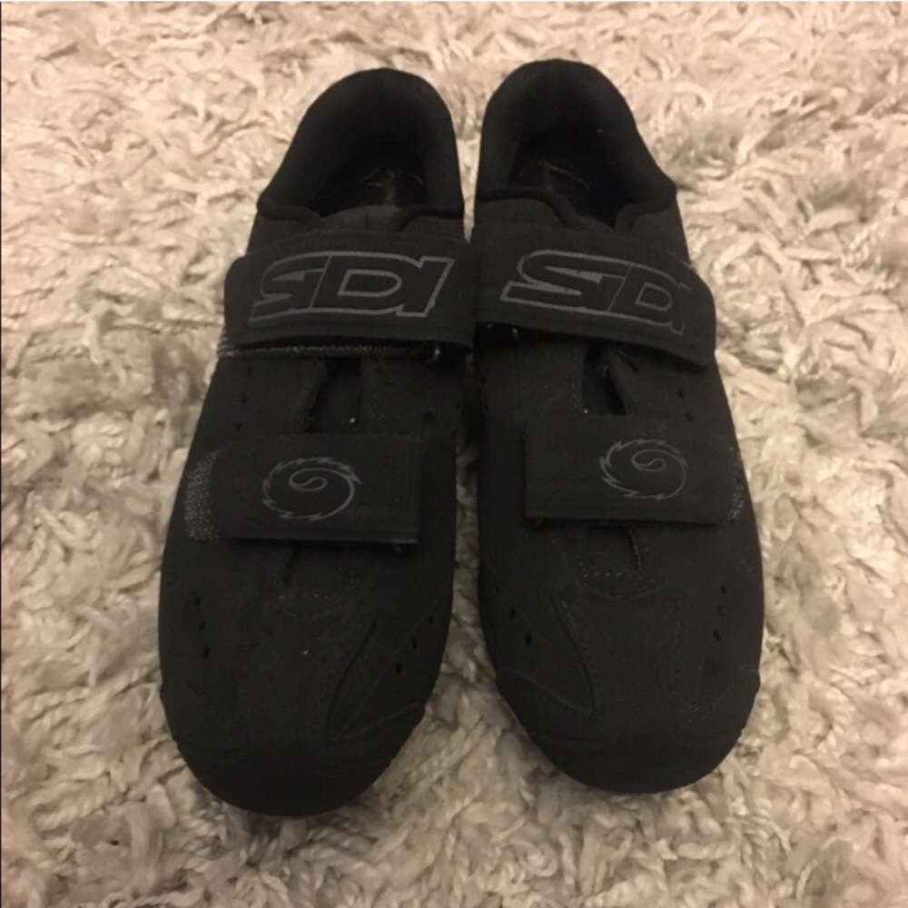 Black Sidi Cycling Shoes