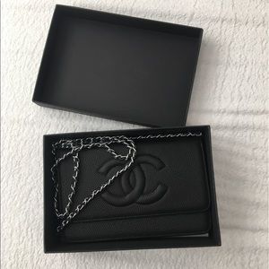 🎉 1 Hour sale🎉 Black WOC bag wallet on chain
