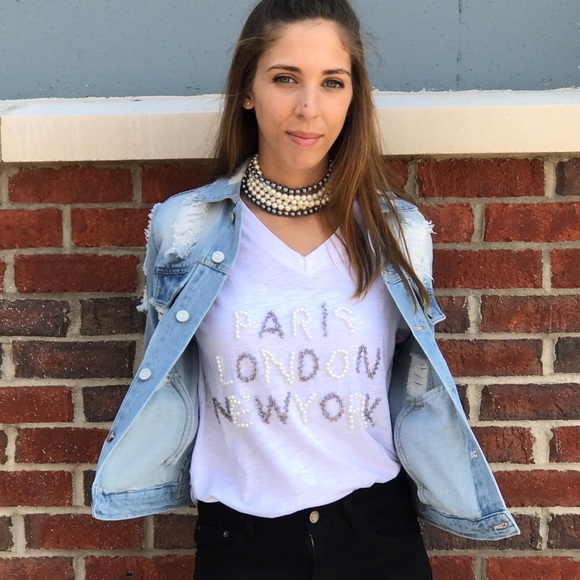 🆕 New York, Paris, London Tee - Picture 2 of 7