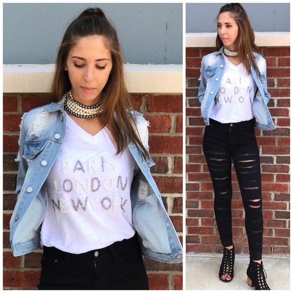 🆕 New York, Paris, London Tee - Picture 4 of 7