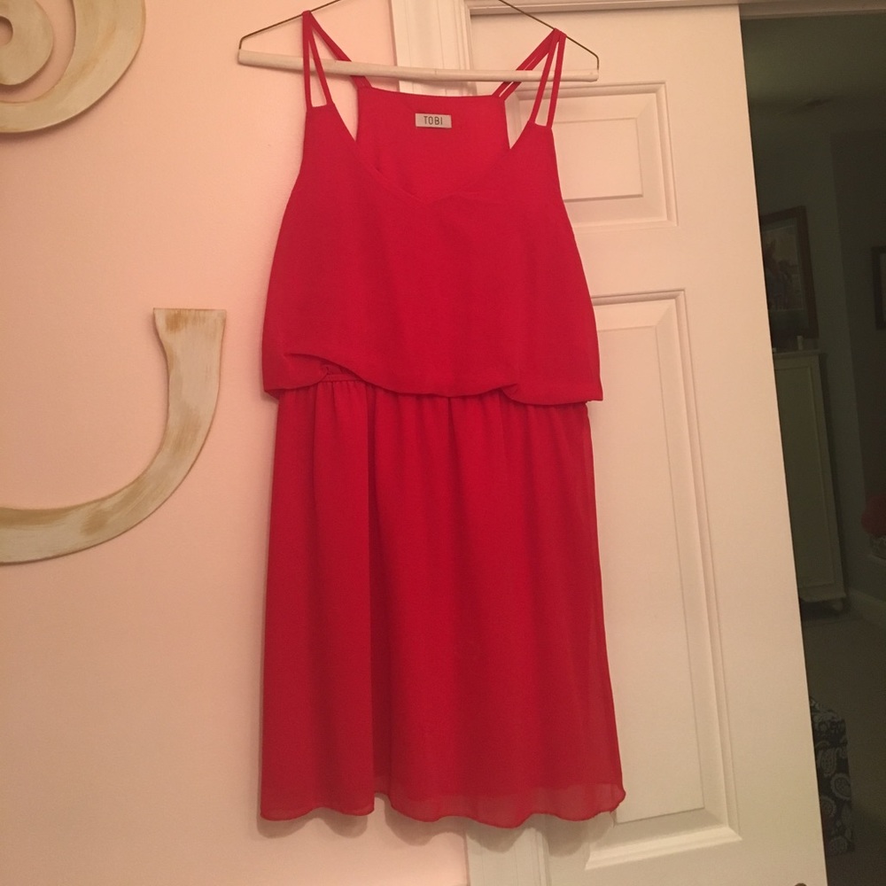 Tobi Red Dress