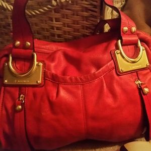 B. Makowsky red leather genuine