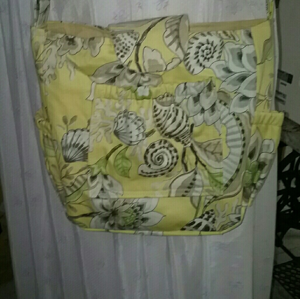 Yellow shoulder ladies hand made custom bag