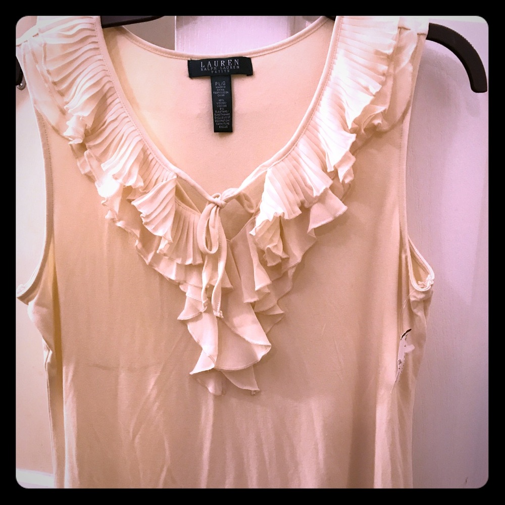 Ralph Lauren Cream Shirt PL/G NWT