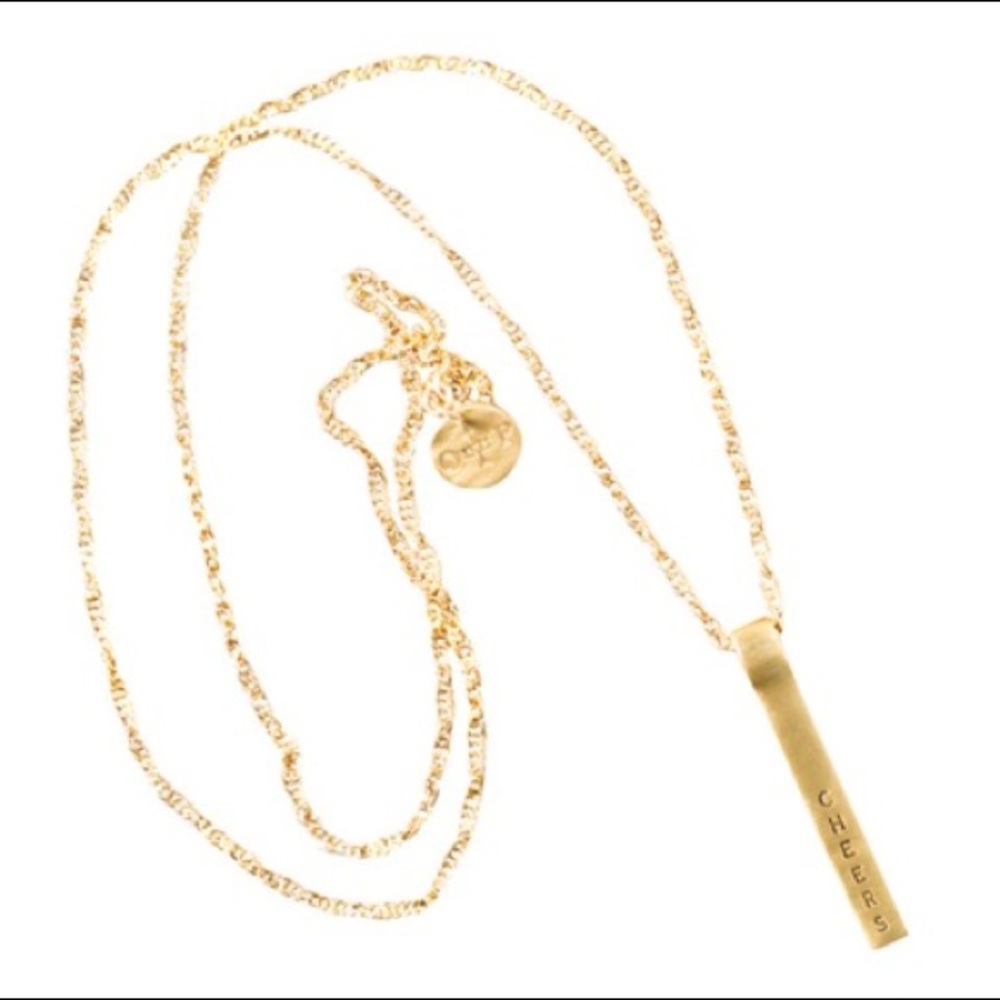 BRAND NEW Olive & Poppy 'Cheers' Necklace