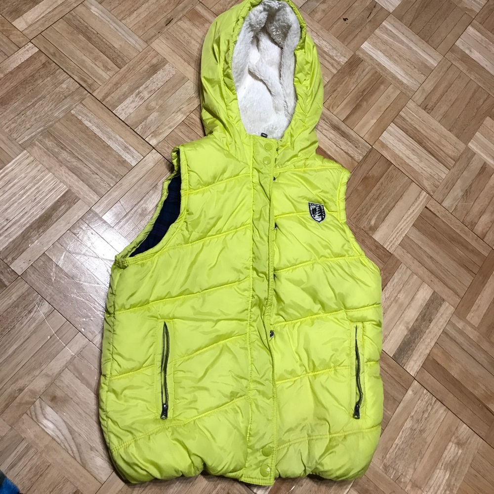 Bright yellow vest