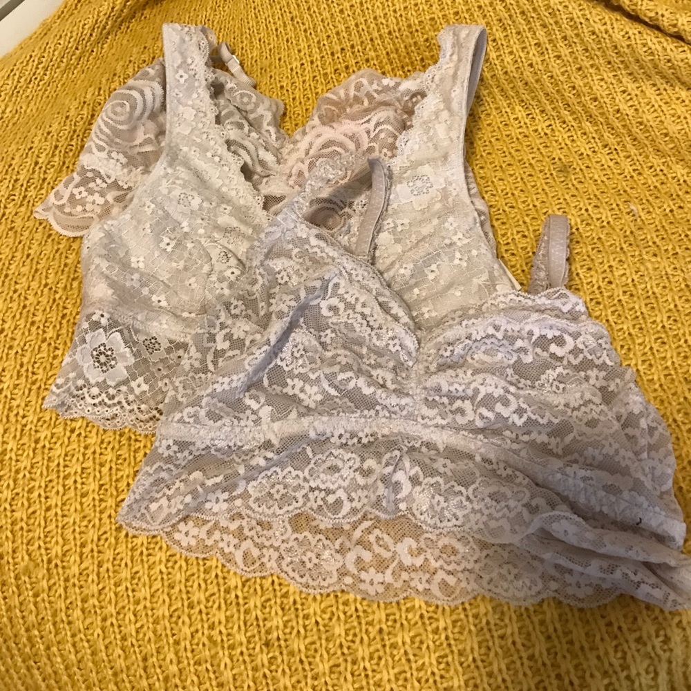 bundle of PINK bralettes + gilly hicks