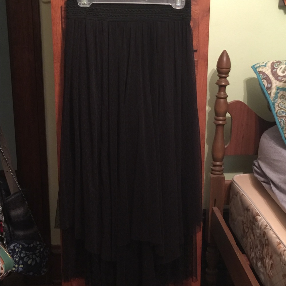 Black Lace Skirt